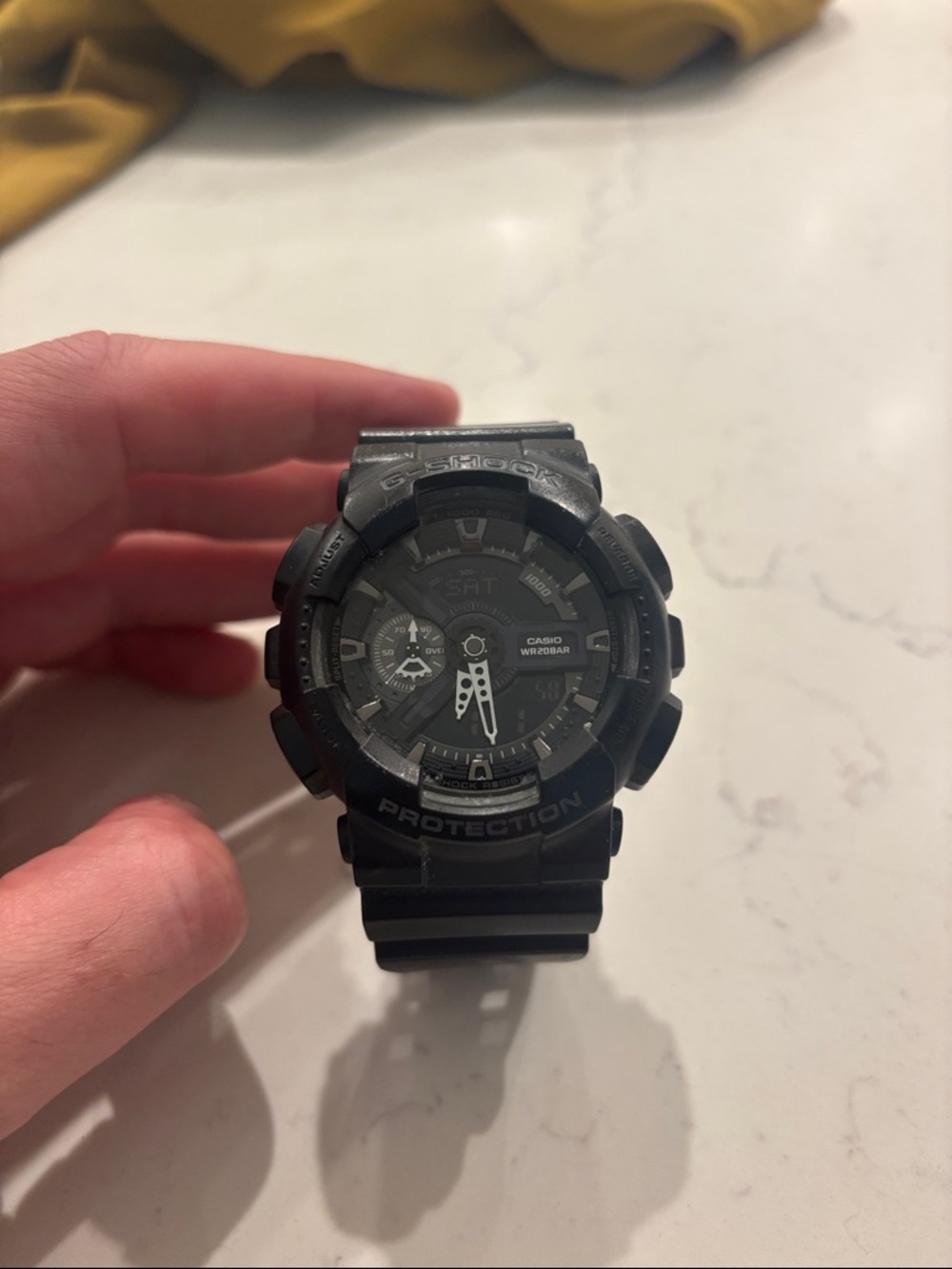 Casio G-Shock Shock Resist Black Resin Tactical Watch